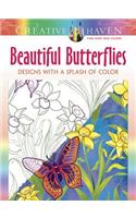 Creative Haven Beautiful Butterflies: Designs with a Splash of Color: (Creative Haven)