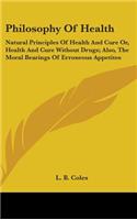 Philosophy Of Health