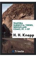 Tempora Subseciva