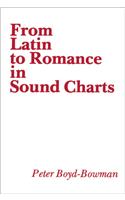 From Latin to Romance in Sound Charts
