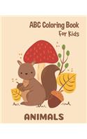 Animals ABC Coloring Book For Kids