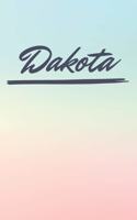 Dakota: Personalized Dakota Journal / Birthday Gift / Greeting Card / Diary Name Gift Alternative