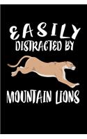 Easily Distracted By Mountain Lions: Animal Nature Collection
