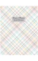 Lesson Planner 2019-2020: Teacher's School Year Planner - Academic Year August to July - Weekly & Monthly Planning Lists - Stylish Tartan Cover