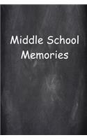 Graduation Journal Middle School Memories Lined Journal Pages