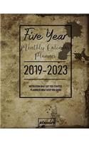 2019-2023 Five Year Monthly Calendar Planner
