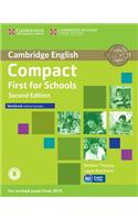 Compact First for Schools Workbook Without Answers with Audio