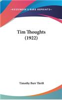 Tim Thoughts (1922)