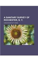 A Sanitary Survey of Rochester, N. Y.