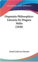 Disputatio Philosophico-Literaria de Diagora Melio (1838)