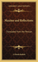 Maxims and Reflections
