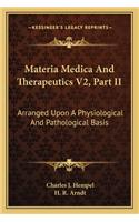 Materia Medica and Therapeutics V2, Part II