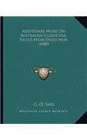 Additional Notes On Australian Cladocera, Raised From Dried Mud (1888)