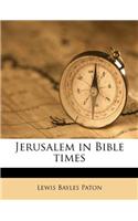 Jerusalem in Bible Times
