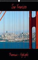 SAN FRANCISCO - Panoramic Highlights / UK-Version 2015: Famous Views(Calvendo Places)
