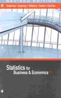 Bundle: Statistics for Business & Economics, Revised, Loose-Leaf Version, 13th + Mindtap Business Statistics with Xlstat, 2 Term Printed Access Card