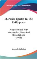 St. Paul's Epistle To The Philippians