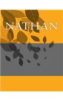 Nathan: Personalized Journals - Write In Books - Blank Books You Can Write In