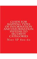 NIST SP 800-60 Guide for Mapping Types of Information and Information Systems to