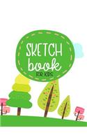 Sketch Book For Kids: Blank Doodle Draw Sketch Book