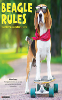Beagle Rules 2023 Wall Calendar