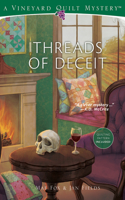 Threads of Deceit: Vineyard Quilt Mysteries #1