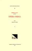 CMM 65 Heinrich Isaac (Ca. 1450-1517), Opera Omnia, Edited by Edward R. Lerner. Vol. I [Alternatium Masses for Six Voices]