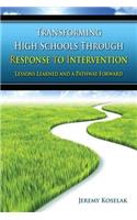 Transforming High Schools Through RTI