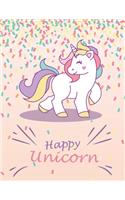 Cute Unicorn #16, Unicorn presents for a 4-year-old kid, Sketch Book for kids, Birthday Unicorn Gift for Girls