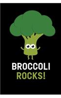 Broccoli Rocks: Broccoli Notebook I Notizbuch I Calepin I Taccuino I Cuaderno I Caderno I Notitieblok I Notatnik I 6x9 I A5 I 120 Pages I Dot Grid I Diary I Sketchb