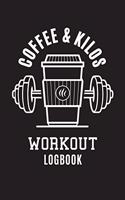 Gym and Coffee Workout Logbook - Coffee and Dumbell