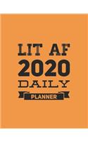 Lit AF 2020 Daily Planner