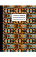 Composition Notebook: Boho Pattern, Large College Lined Paper Notebook Journal, For Students Kids Teens Girls Boys, 100 pages, 8.5" x 11", School, Teachers, Back to Schoo