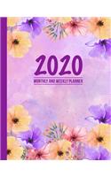 2020 Monthly and Weekly Planner