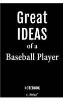 Notebook for Baseball Players / Baseball Player