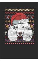 Ugly Christmas - Poodle: Dotted Bullet Grid Notebook / Journal (6 X 9) - Christmas Gift for Kids, Teens, Mom And Dad