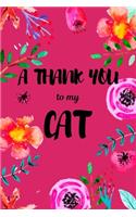 A Thank You To My Cat