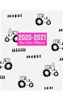 2020-2021 Two Year Planner: Simple 24-Months Calendar, 2-Year Appointment Business Planners, Agenda Schedule Organizer Logbook and Journal - Art Cover 00023188
