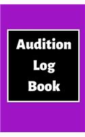 Audition Log Book