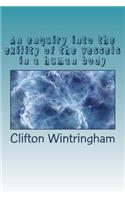 An enquiry into the exility of the vessels in a human body