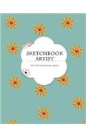 Sketchbook Artist: A Journal with Blank Paper for Drawing, Sketching, Doodling, Journal Writing and Notes 120 Pages Large Size 8.5 X 11