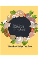 Recipe Journal: Make Each Recipe Your Own