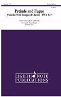Prelude and Fugue: From the Well-Tempered Clavier, Bwv 847, Score & Parts
