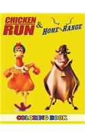 Chicken Run and Home on the Range Coloring Book: 2 in 1 Coloring Book for Kids and Adults, Activity Book, Great Starter Book for Children with Fun, Easy, and Relaxing Coloring Pages