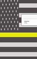 Thin Yellow Line Composition Notebook
