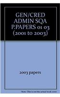 GEN CRED ADMIN SQA P PAPERS 01