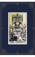 The Chariot: 120 Blank Lined Pages, 6 X 9 College Ruled, The Chariot Tarot Card Notebook - Antique Vintage Style Journal, Diary, Notebook (Tarot Card Notebooks)(Antique Vintage Style - Tarot Card Notebooks)