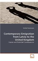 Contemporary Emigration from Latvia to the United Kingdom