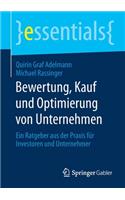 Bewertung, Kauf Und Optimierung Von Unternehmen