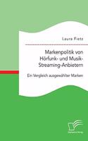 Markenpolitik von Hörfunk- und Musik-Streaming-Anbietern